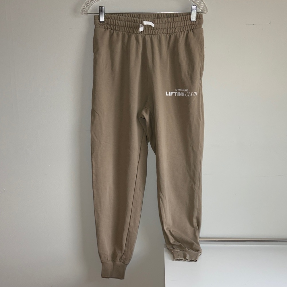 Gymshark Women’s Taupe Lifting Club Joggers Size Small